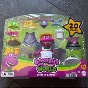 Mattel Barney's World Dress Up Set - Purple and Pink